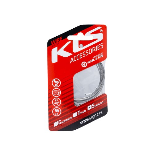 Inner cable for derailleurs KLS 210 cm, stainless, 1pc
